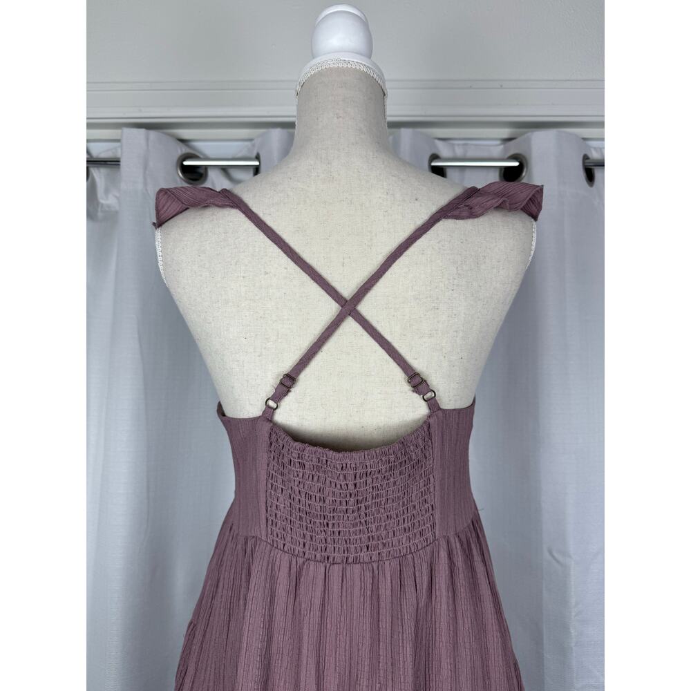Joyfolie Mauve High Low Dress Ruffle Strap Boho Girls 14 - Picture 7 of 8